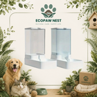 Ecopaw Nest™ Automatic Gravity Pet Feeder & Water Dispenser Set